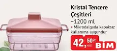 KRİSTAL TENCERE ÇEŞİTLERİ 1200 ML